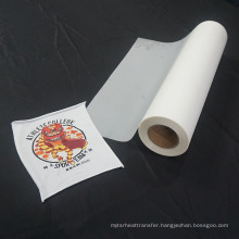 Angelacrox translucent white ink circulation dtf pet film printable vinyl roll for clothing